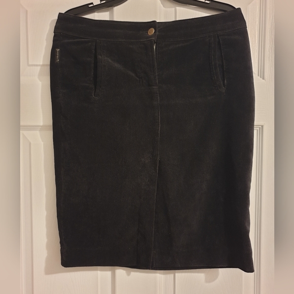 Armani jeans corduroy skirt, navy/black, sz.6 - Picture 1 of 5